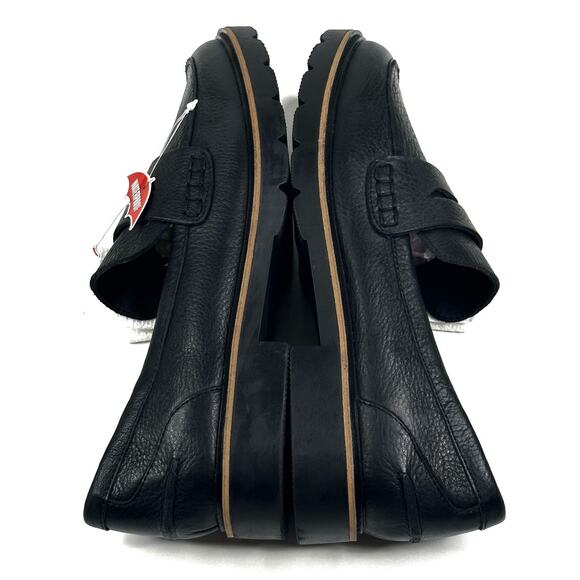 Blondo Peyton Waterproof Black Leather Casual Slip On Loafers Women's 9.5M New - Picture 5 of 11